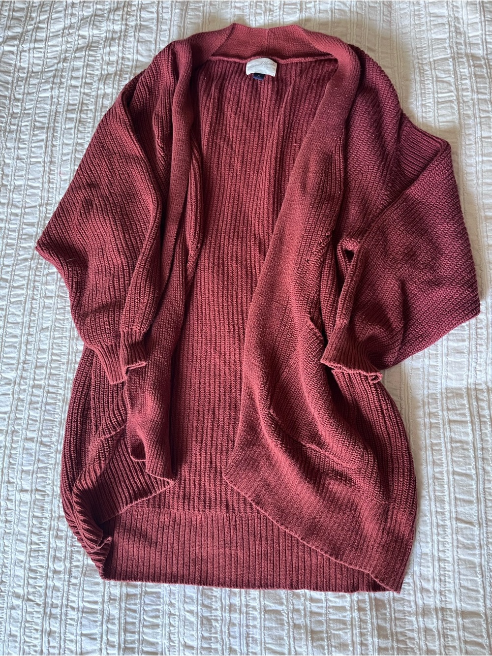Universal Thread Open-Front Cardigan in Dusty Rose